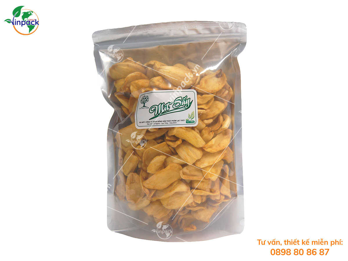 Dried jackfruit packaging