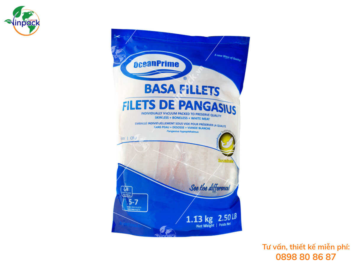 Basa fish packaging