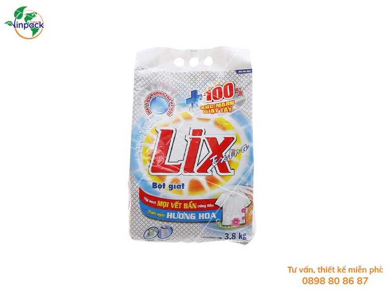 Washing powder packaging