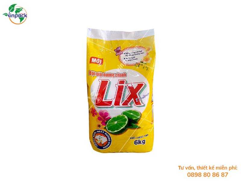 Washing powder packaging