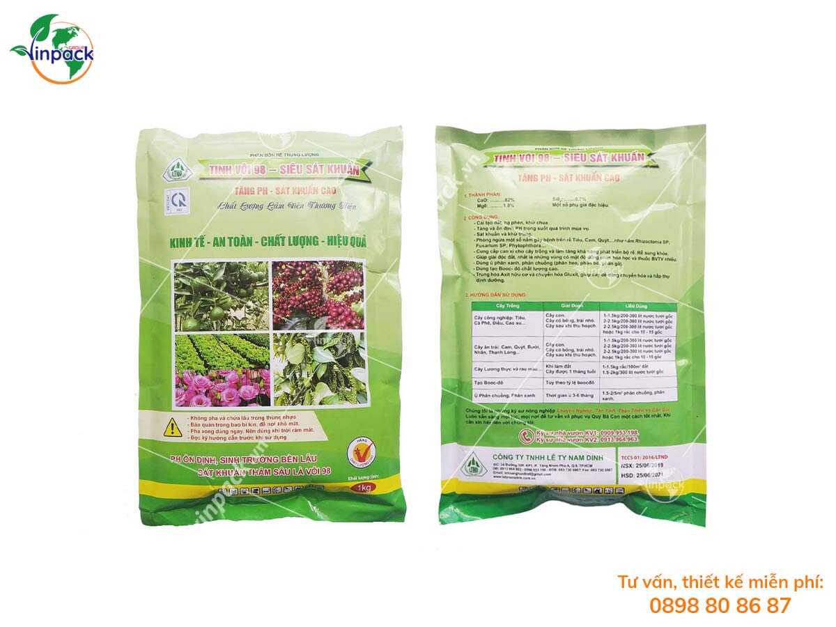 Pesticides pouches packaging