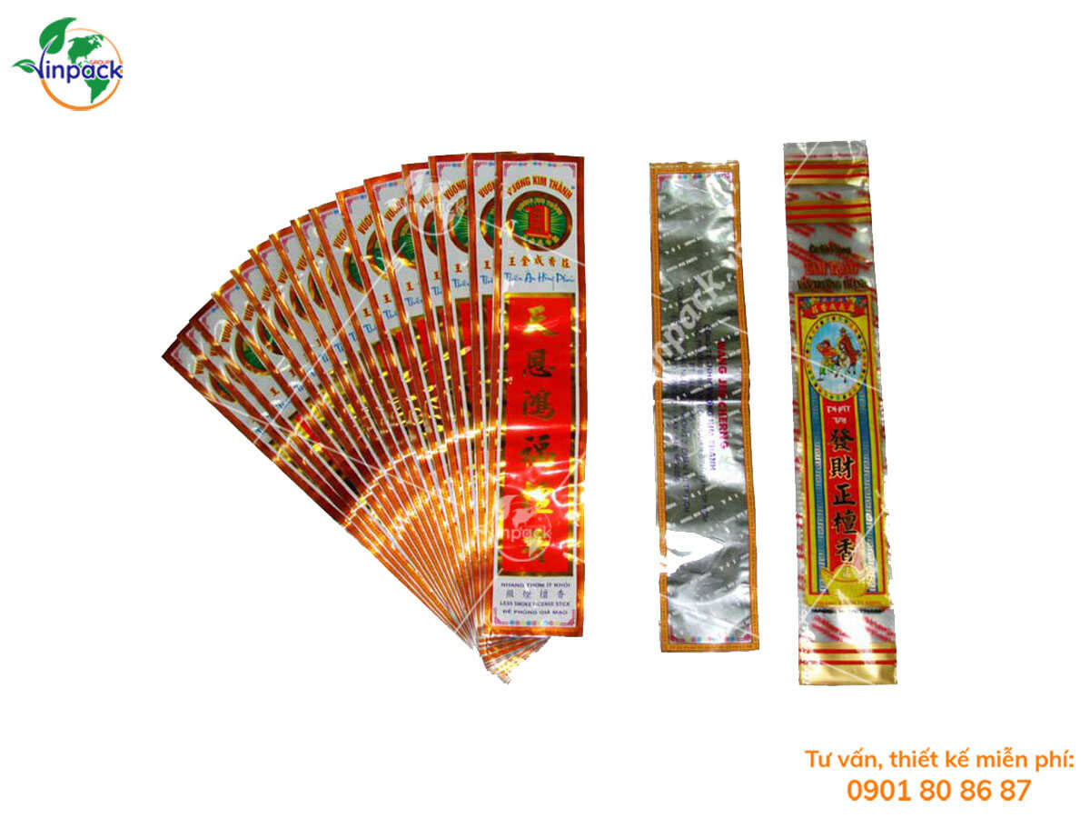 Incense stick pouch packaging