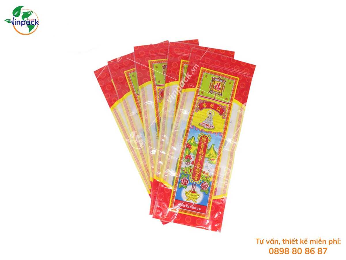 Incense stick pouch packaging