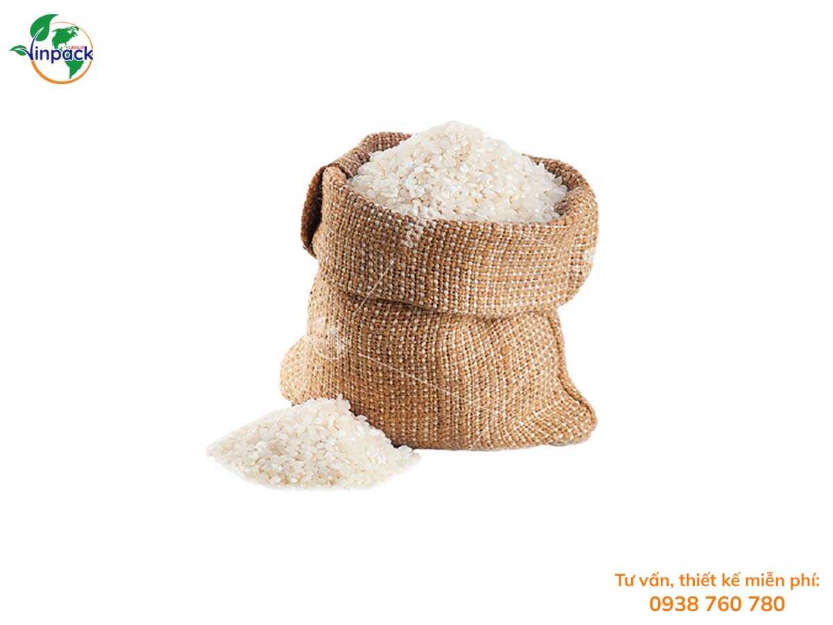 Jute rice bag