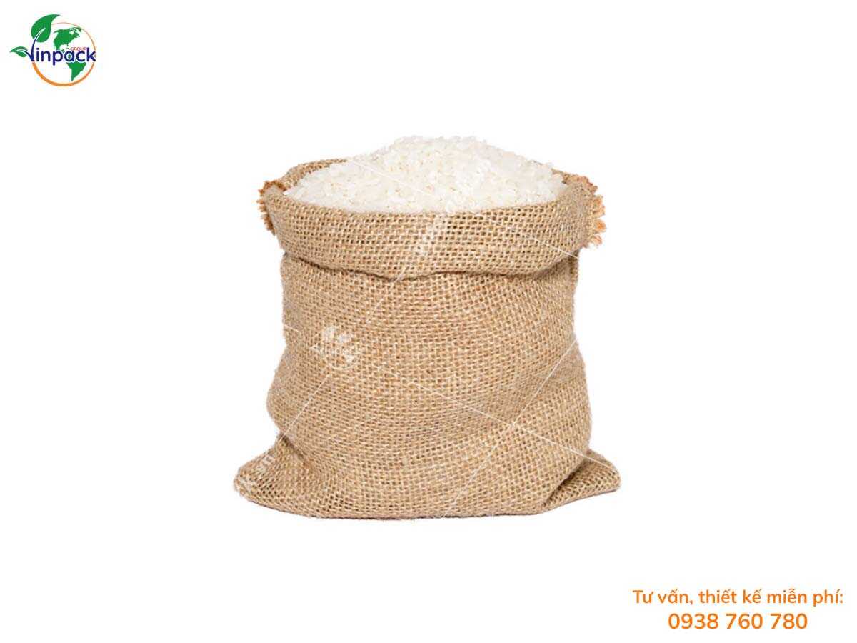 Jute rice bag