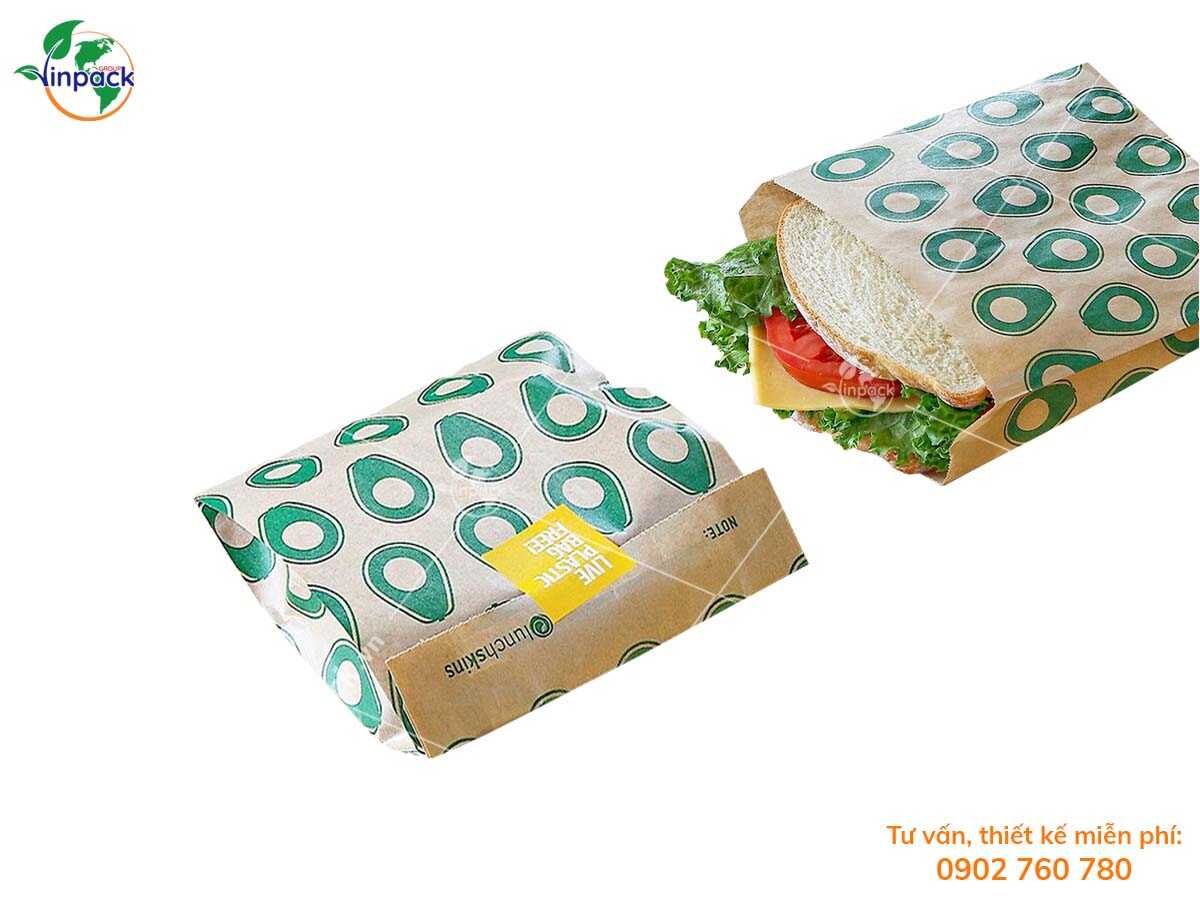 Sandwich paper bag