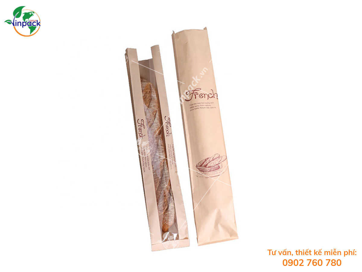 Bread sticks paper bag