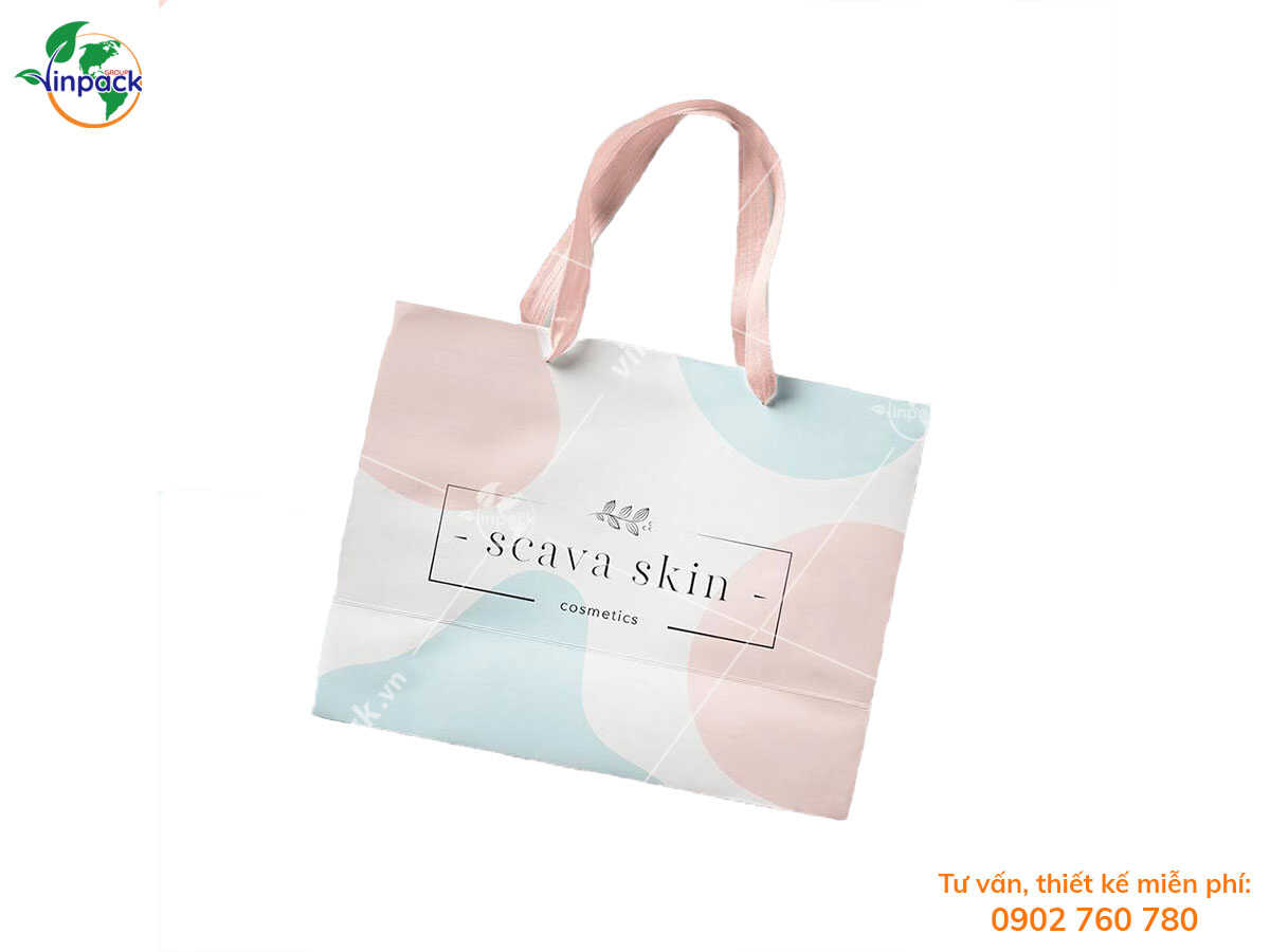 Cosmetic paper bag