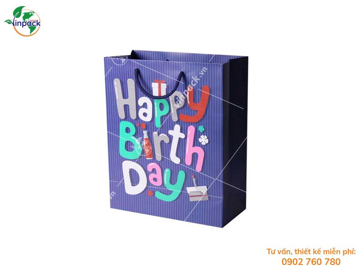 Birthday gift paper bag