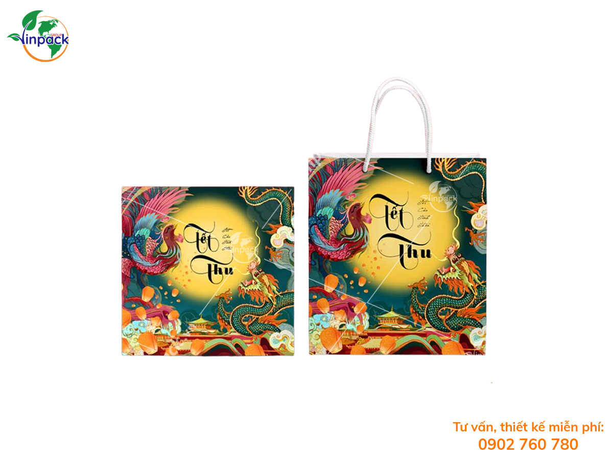 Mid-Autumn Festival gift paper bags