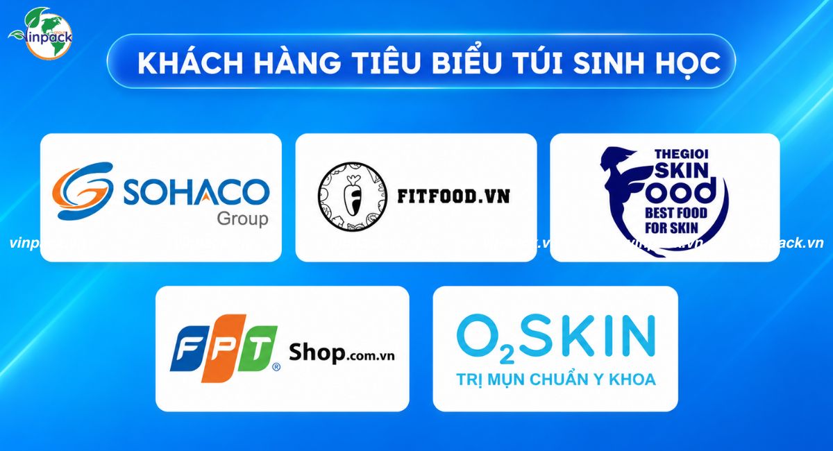 Các khách hàng tiêu biểu của túi sinh học