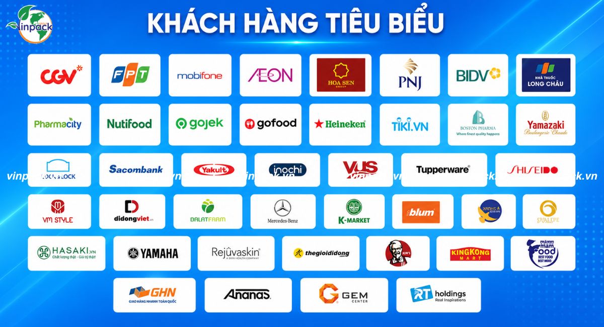 Khách hàng tiêu biểu của Vinpack