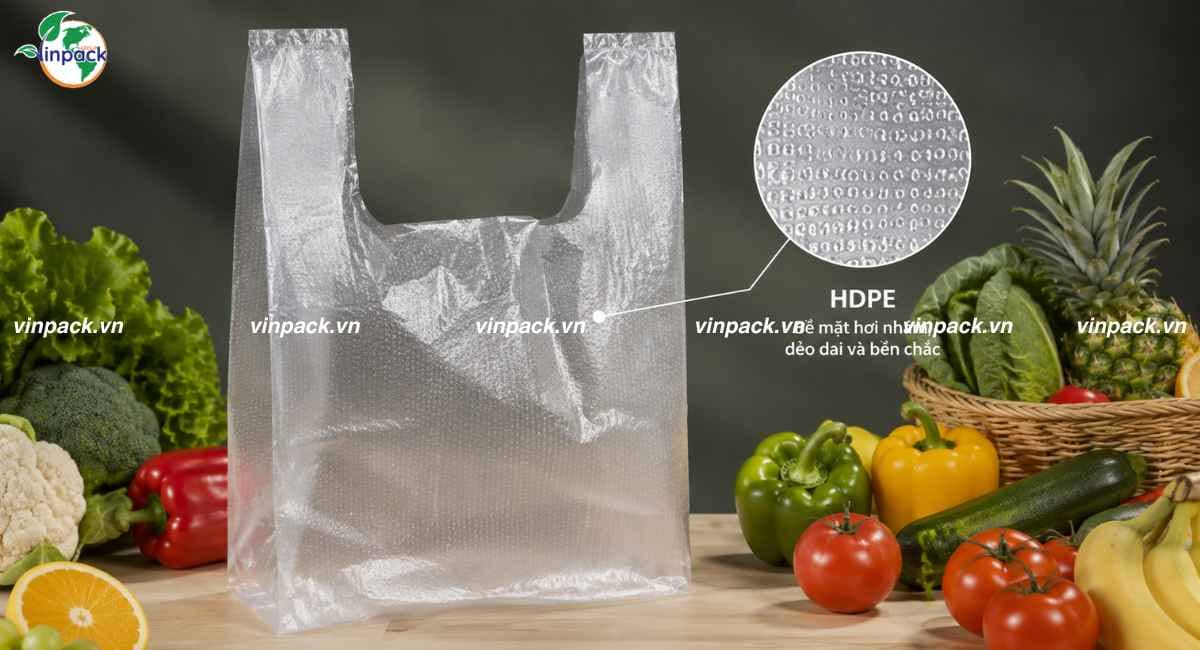 Chất liệu túi xốp hàng chợ