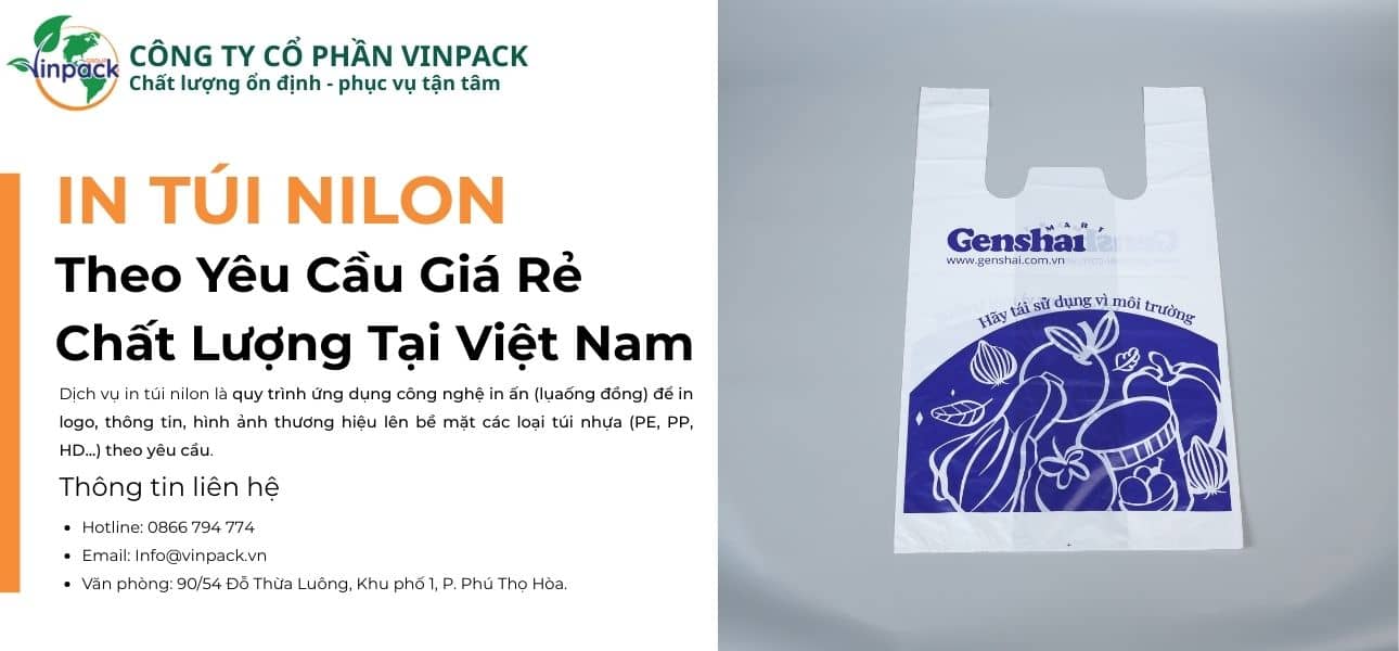 Dịch vụ in túi nilon theo yêu cầu giá rẻ