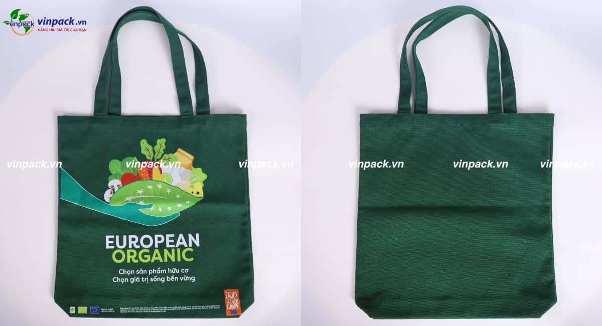 in túi vải canvas vải bố