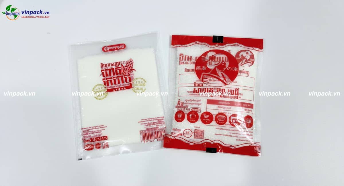 Bao bì bột ngọt 100g và 1kg in theo yêu cầu