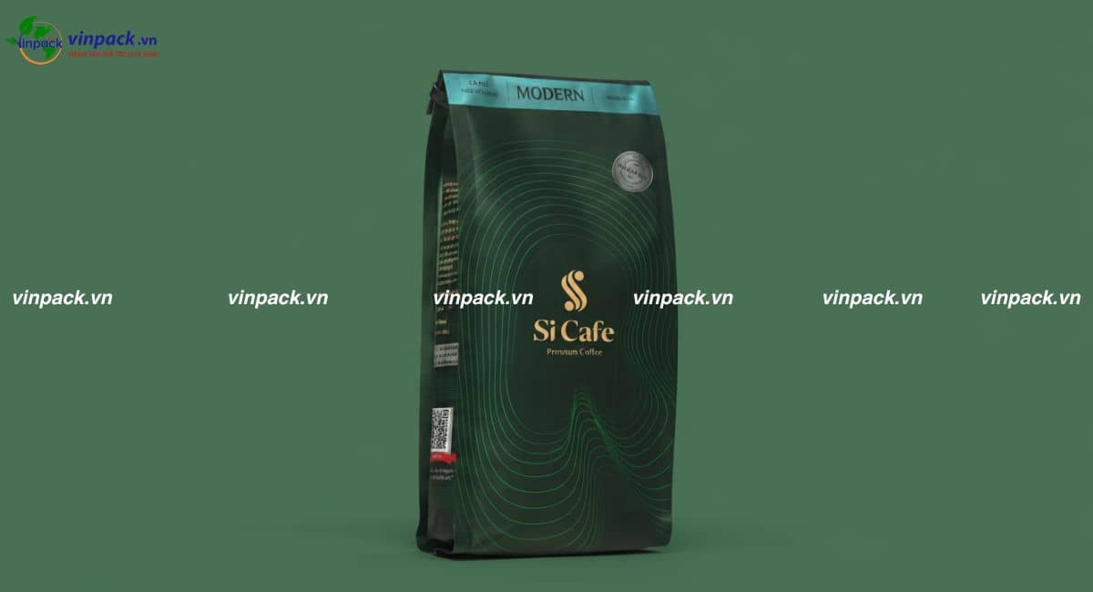 Mẫu túi cà phê màng ghép sang trọng