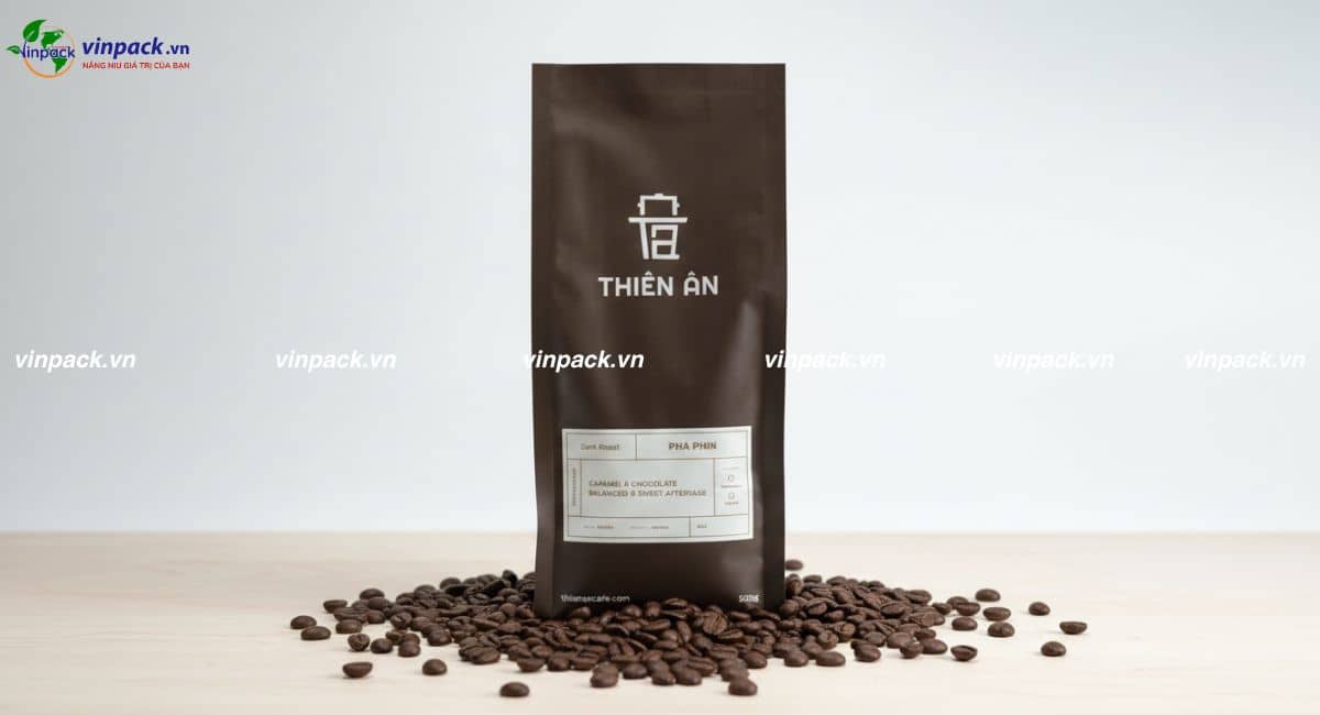 Bao bì cà phê màng ghép in sắc nét