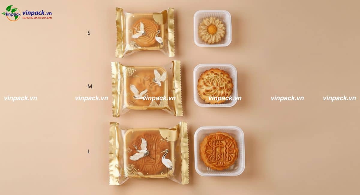Bao bì đựng bánh trung thu nhiều kích thước