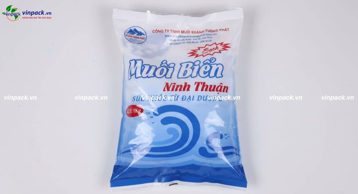 Túi muối thực phẩm in logo