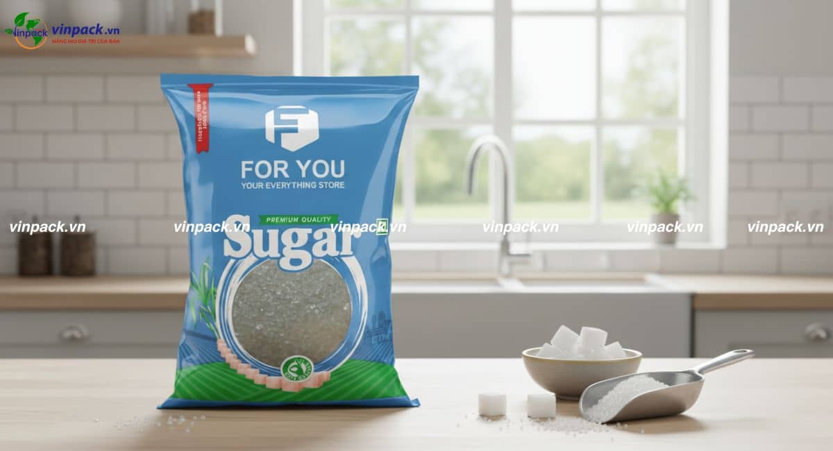 Bao bì đựng đường sản xuất theo kích thước yêu cầu
