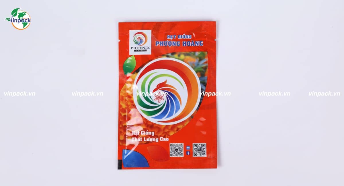 Bao bì hạt giống cây trồng in trục đồng