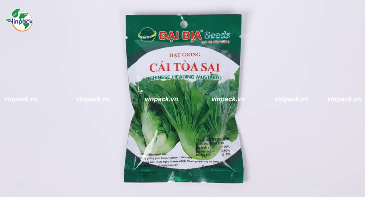 Bao bì hạt giống rau củ PET/AL/PE chống ẩm