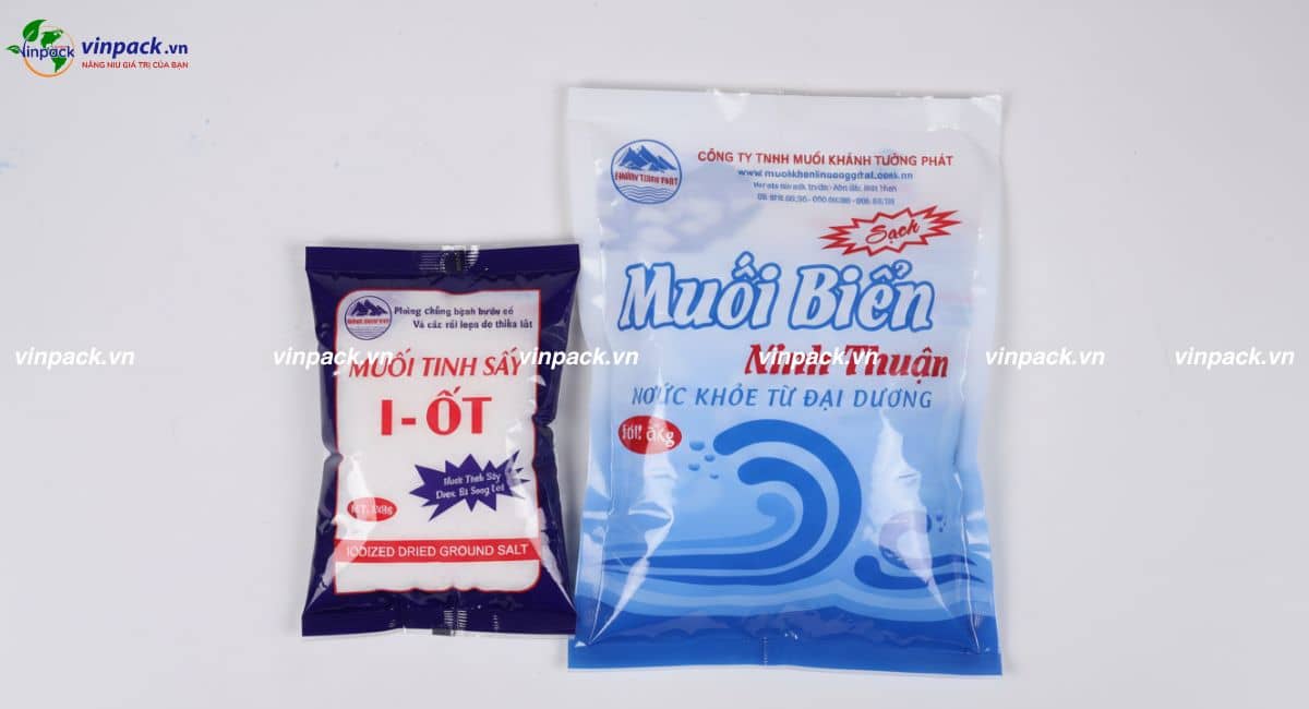 Bao bì muối 500g 1kg theo yêu cầu