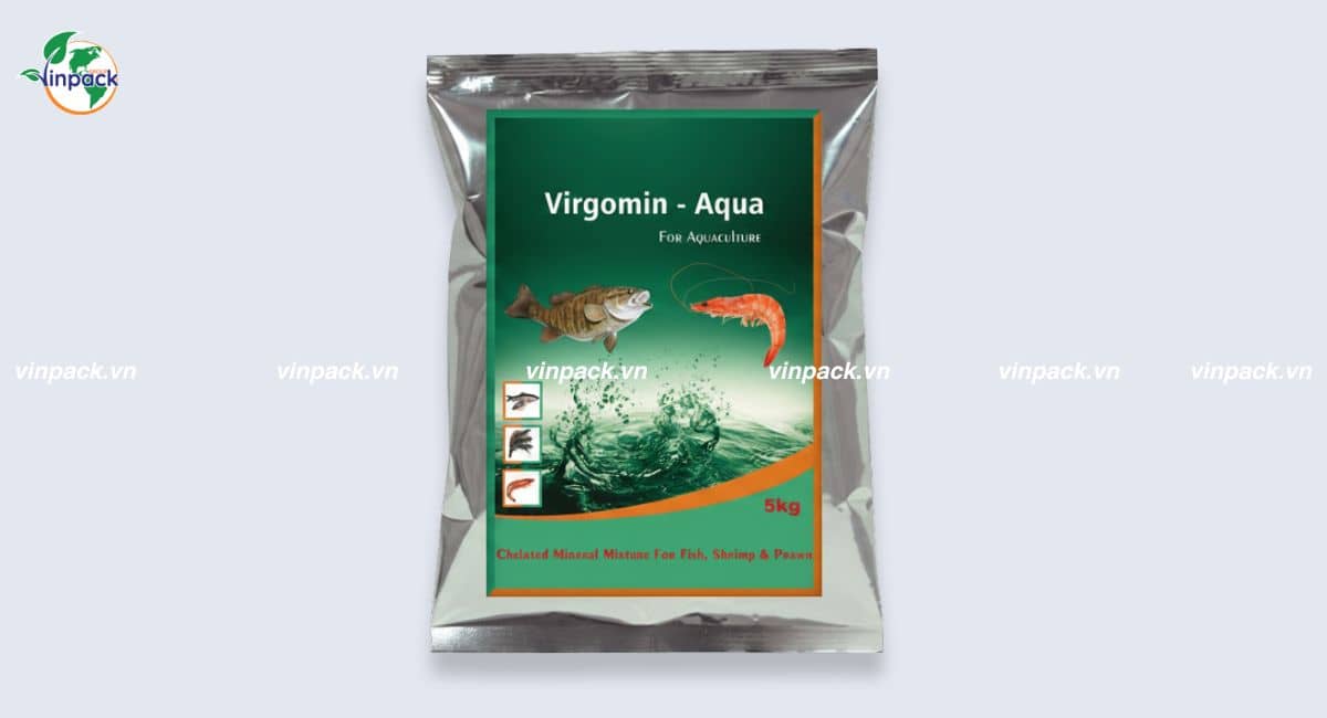 túi đựng thuốc thủy sản chất liệu PET AL PE chống oxy hóa