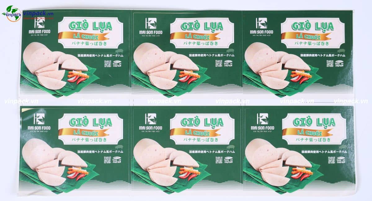 Mẫu in bao bì decal