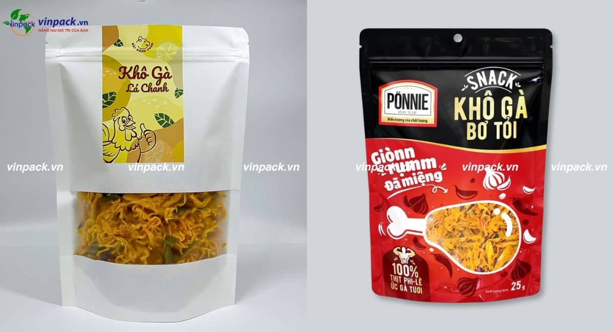 Mẫu in túi zipper