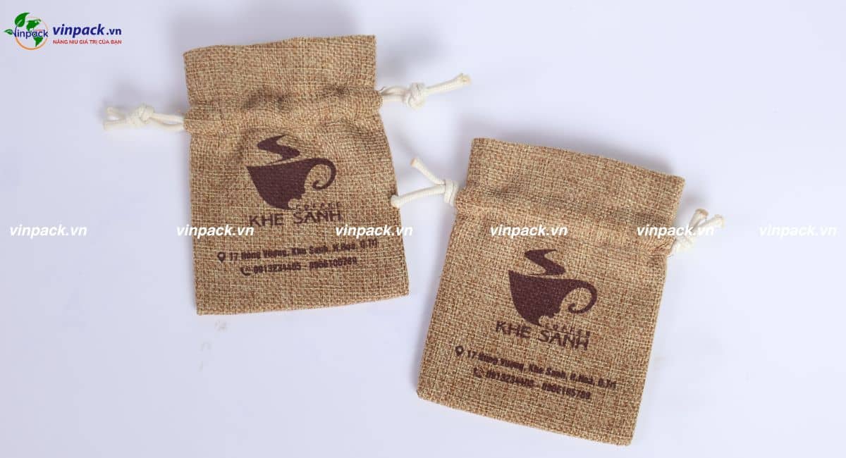 Mẫu in túi vải thương hiệu organic nông sản handmade