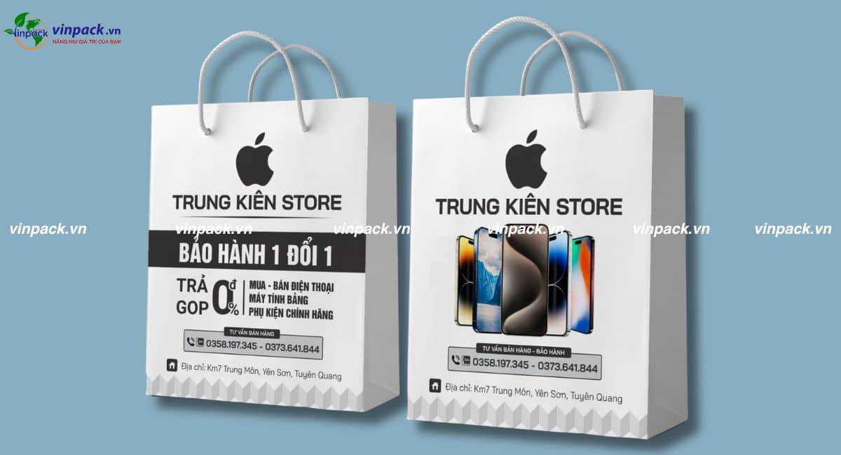 Mẫu túi giấy duplex