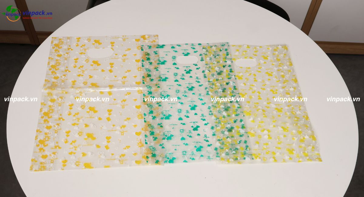 Mẫu túi hột xoài in hình sẵn