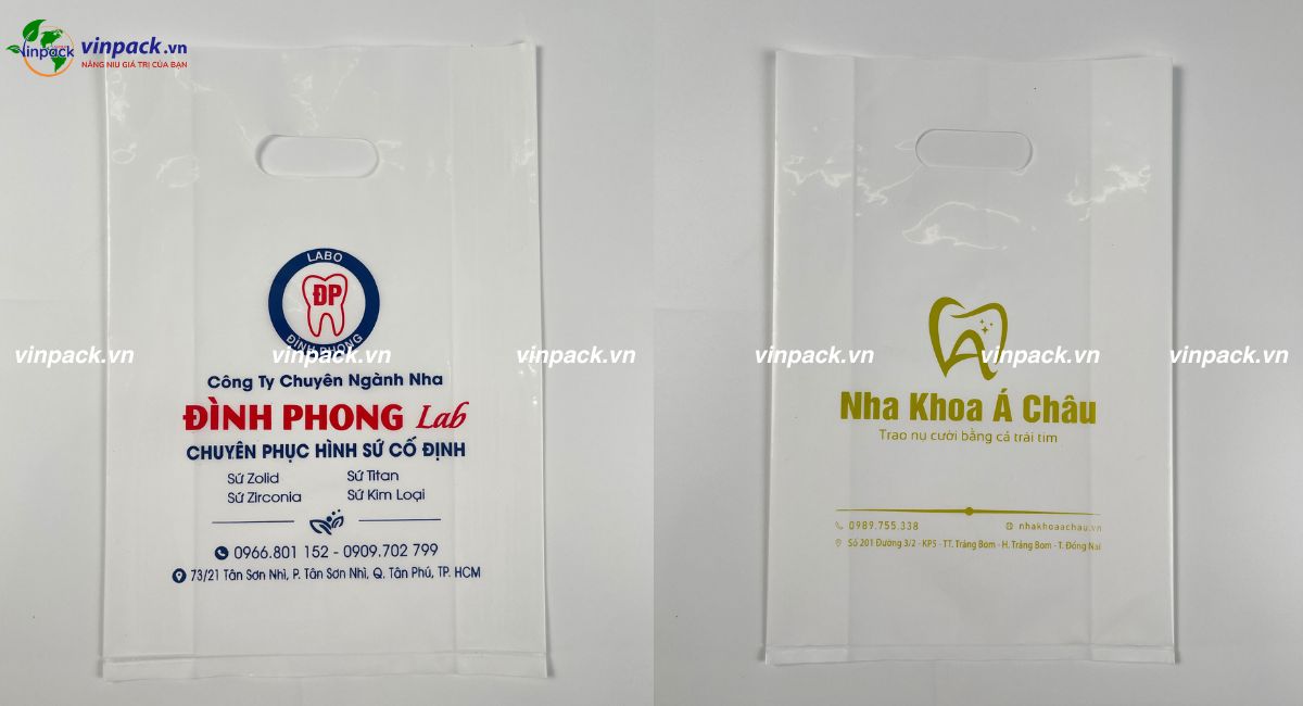 Túi hột xoài PE phòng khám