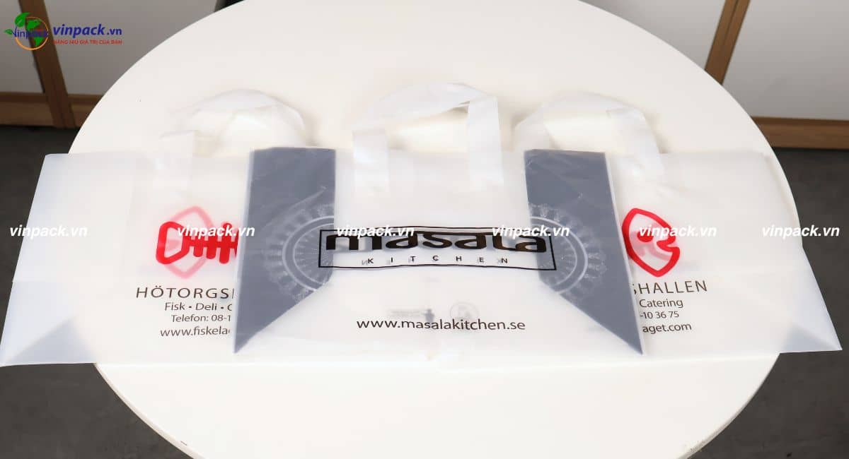 Mẫu in túi nilon dày in logo theo yêu cầu