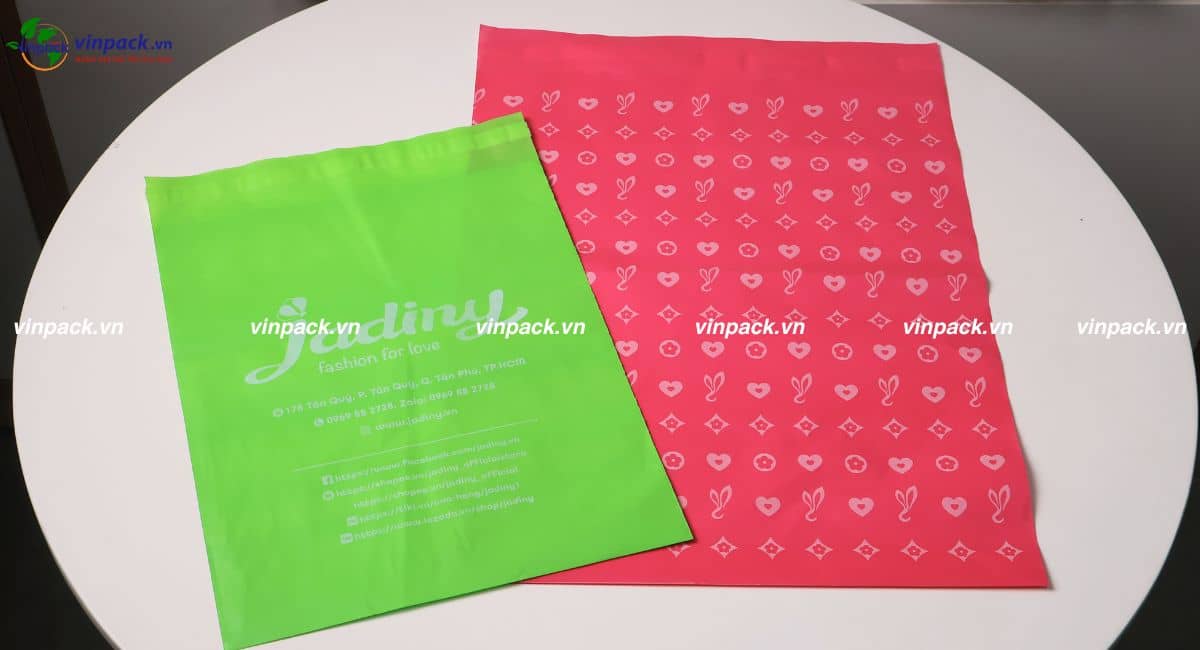 Mẫu in ấn túi nilon đóng gói sản phản phẩm