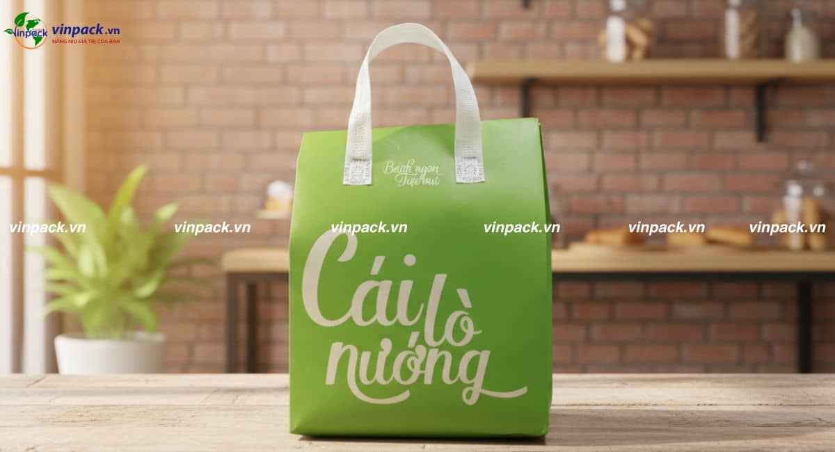 Túi vải không dệt cách nhiệt cho đồ ăn