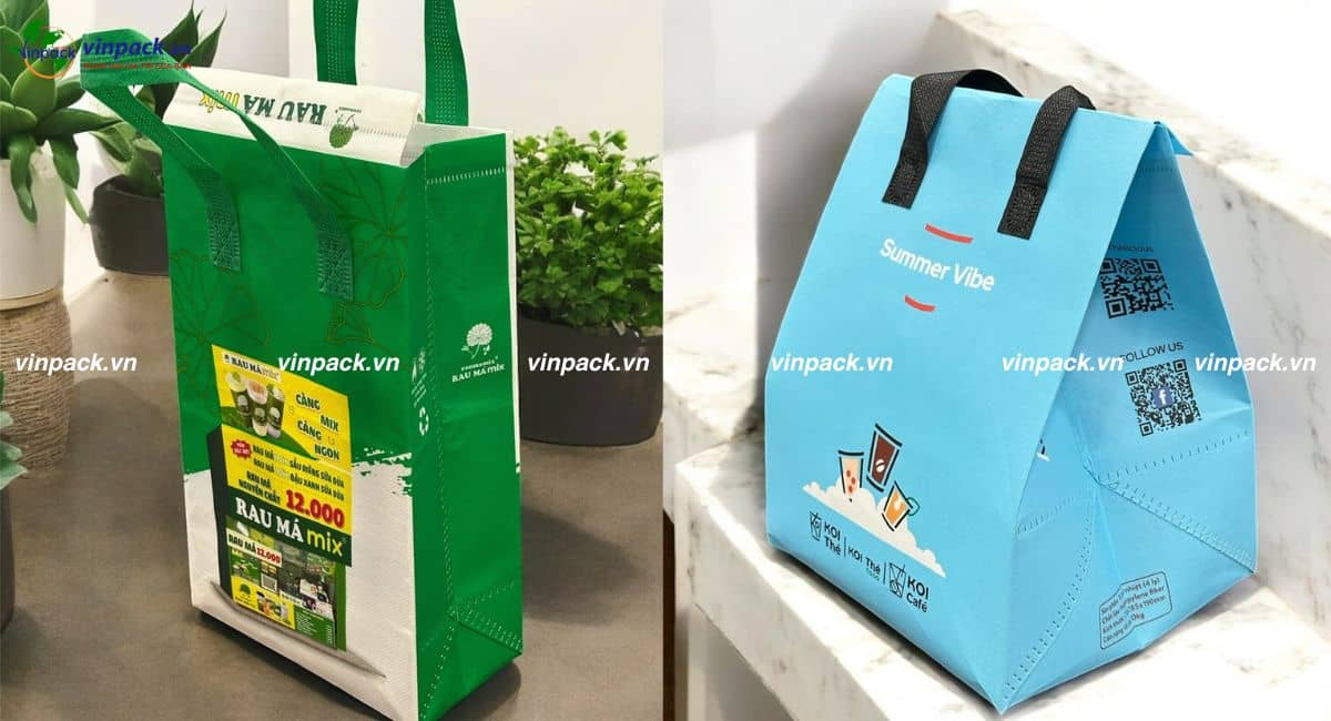 Túi giữ nhiệt vải không dệt sản xuất theo yêu cầu