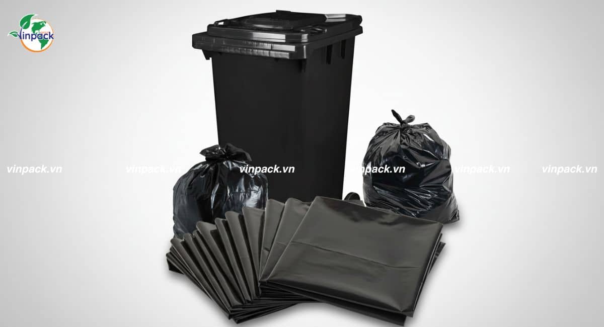 Túi rác kích thước lớn dùng trong kho xưởng