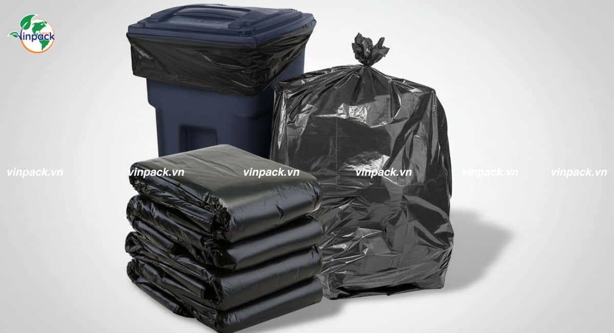 Túi rác nhựa dày dùng cho chất thải sản xuất