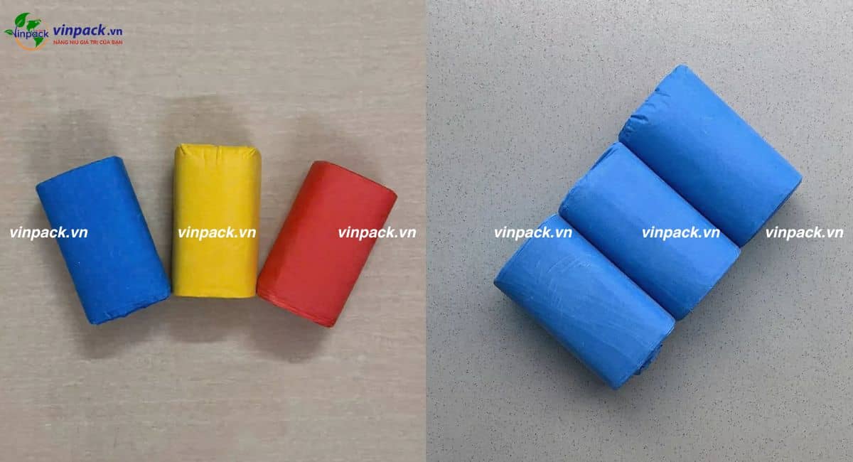 Túi rác cuộn trong nhà bếp