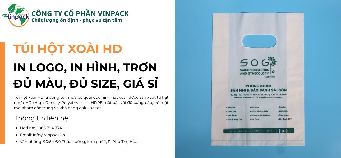 Xưởng in túi hột xoài HD theo yêu cầu