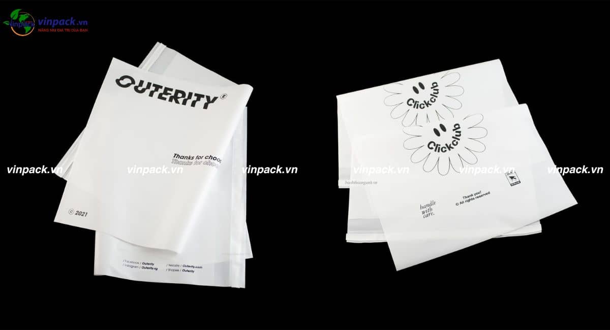 Túi niêm phong 1 lớp in logo theo yêu cầu