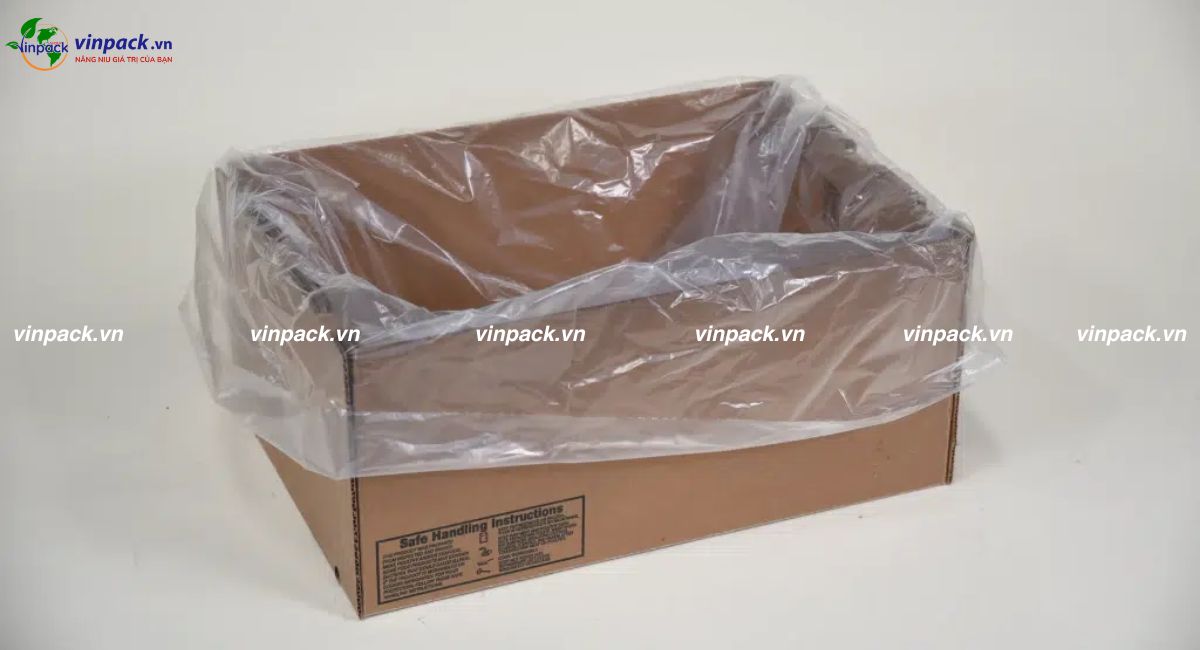 Túi Pe miệng Bằng đựng lót thùng carton