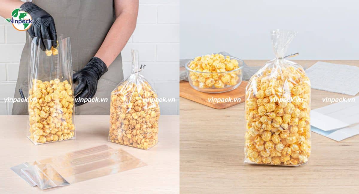 Túi PP miệng bằng đựng thực phẩm