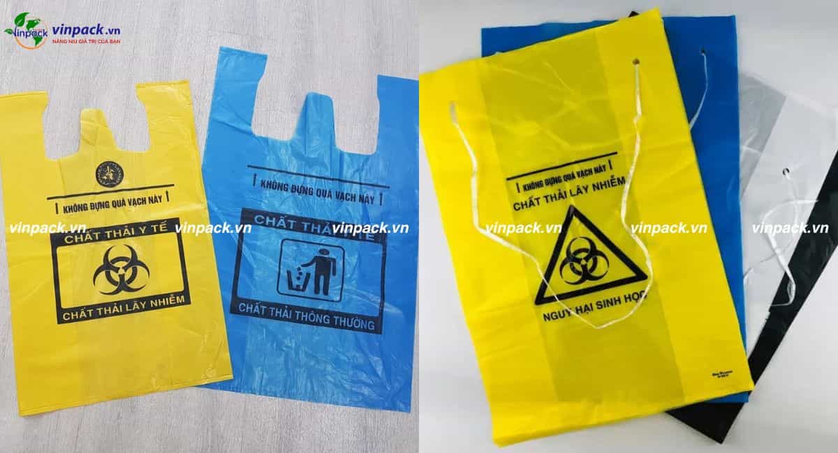 Túi rác thải y tế trong các cơ sở y tế