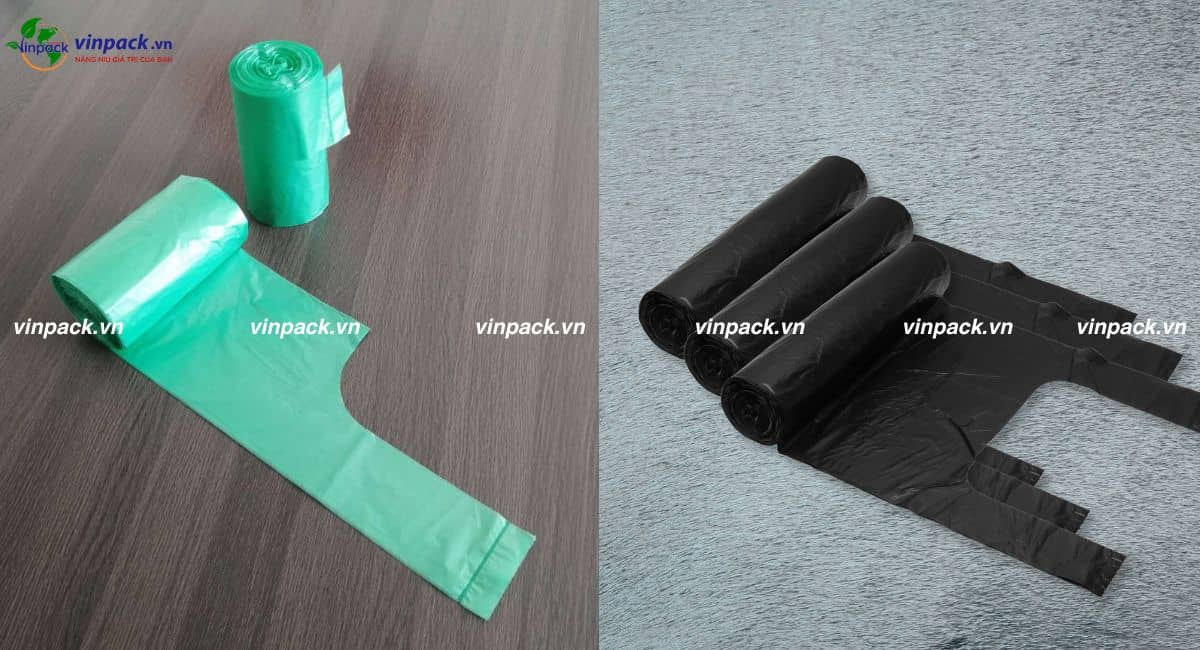 Túi rác cuộn quai xách