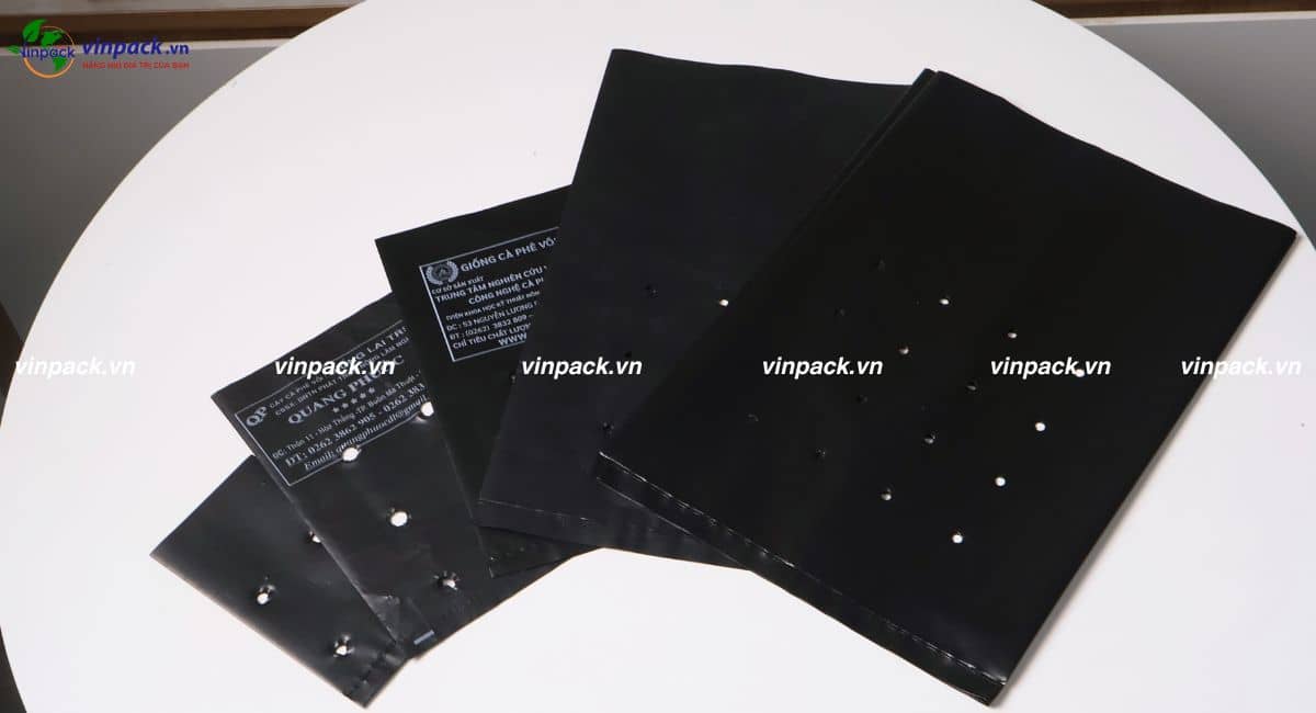 Túi ươm cây giống màu đen nhiều kích cỡ