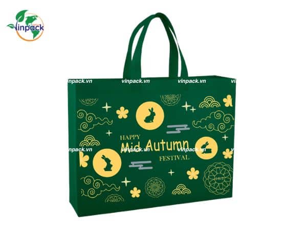 Mẫu túi vải không dệt đựng bánh trung thu mới